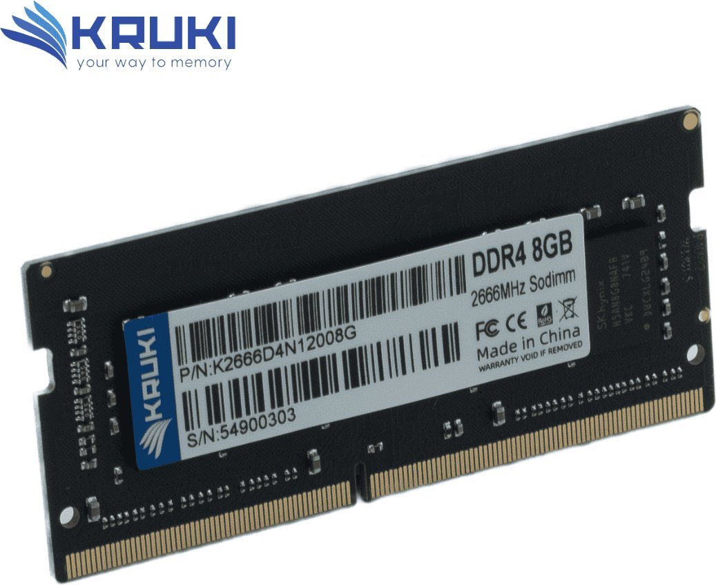 Pamięć do laptopa Kruki Pamięć DDR4 8GB Sodimm 2666MHz 1.2V