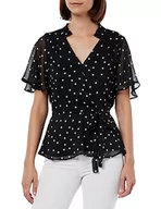 Koszule damskie - Koszula damska Naf Naf, Czarny/Biały groszek, 36 - miniaturka - grafika 1