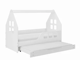 Łóżko dziecięce DOMEK 160x80 PRAWY z funkcją spania - Łóżeczka i kojce - miniaturka - grafika 1