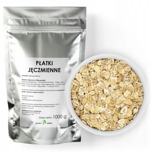 Płatki Jęczmienne Płatki Śniadaniowe Musli 1Kg - Płatki śniadaniowe i musli - miniaturka - grafika 1