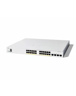 CISCO Catalyst 1200 24-port GE Full PoE 4x1G SFP - Switche - miniaturka - grafika 1