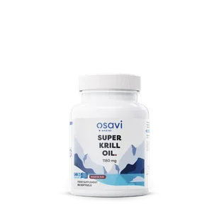 Olej z kryla Osavi Super, 1180 mg, 60 kapsułek - Witaminy i minerały Olej z kryla Osavi Super, 1180 mg, 60 kapsułek - Witaminy i minerały - miniaturka - grafika 1