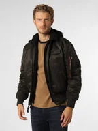 Kurtki męskie - Alpha Industries Kurtka męska Mężczyźni Sztuczne włókno zielony jednolity, XXL - miniaturka - grafika 1