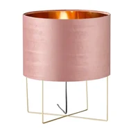 Noże stołowe - Różowa lampa stołowa Fischer & Honsel Aura, wys. 43 cm - miniaturka - grafika 1