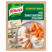 Sosy w torebkach - Knorr Ulubione Smaki Sos śmietanowo-ziołowy 29 g - miniaturka - grafika 1