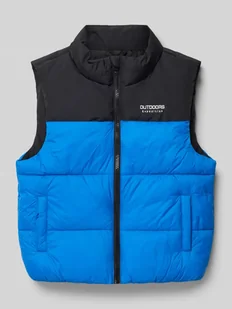 Kamizelka pikowana ze stójką model ‘OLE’ - Kurtki i płaszcze dla chłopców - miniaturka - grafika 1