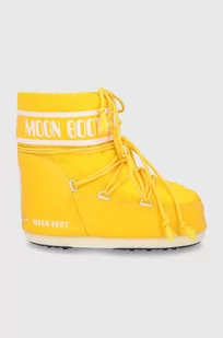 Moon Boot Śniegowce kolor żółty - Śniegowce damskie - miniaturka - grafika 1