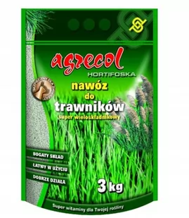 Agrecol nawóz trawniki hortifoska granulat 3 kg - Nawozy ogrodnicze - miniaturka - grafika 1