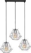 Lampy sufitowe - TK Lighting Lampa wisząca Diamond Silver 4205 nowoczesna oprawa w kolorze chromu 4205 - miniaturka - grafika 1
