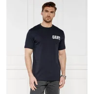 Koszulki męskie - Gant T-shirt | Regular Fit - miniaturka - grafika 1