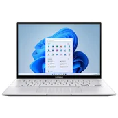 Laptopy - Asus ZenBook UX3402VA-IS94T i9-13900H/14" 2.8K (2880x1800) TouchScreen OLED 90Hz/16GB/SSD 1TB/BT/BLKB/Win 10 Pro Foggy Silver - miniaturka - grafika 1
