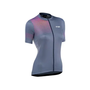 Koszulka rowerowa damska NORTHWAVE ORIGIN Wmn Jersey szara - Koszulki rowerowe - miniaturka - grafika 1