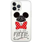 Etui i futerały do telefonów - Etui Disney dedykowane do Iphone 6/6S, wzór: Mickey i Minnie 004 Etui częściowo przeźroczyste, oryginalne i oficjalnie licencjonowane - miniaturka - grafika 1