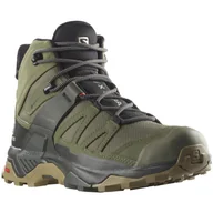 Buty trekkingowe męskie - Męskie buty turystyczne Salomon X Ultra 4 Mid Gtx Rozmiar butów (UE): 47 1/3 / Kolor: zielony - miniaturka - grafika 1