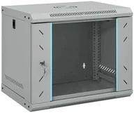 Szafy rack - vidaXL Szafa sieciowa z przechowywaniem Szary 53 x 45 x 45 cm Stal - miniaturka - grafika 1