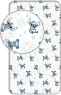 Prześcieradła dla dzieci - Prześcieradło z gumką bawełna 90x200cm Lilo and Stitch - miniaturka - grafika 1