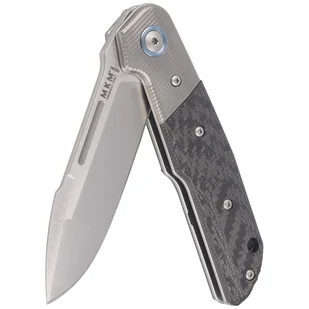 Nóż składany MKM Clap Carbon Fiber, Satin M390 by Bob Terzuola (MK LS01-CT) - Noże - miniaturka - grafika 5