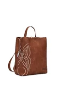 Torebki damskie - Desigual Women's Accessories PU plecak mini, brązowy, jeden rozmiar - miniaturka - grafika 1