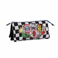 Piórniki - Piórnik Potrójny The Avengers Czarny 2,2 x 1,1 x 22,5 cm - miniaturka - grafika 1