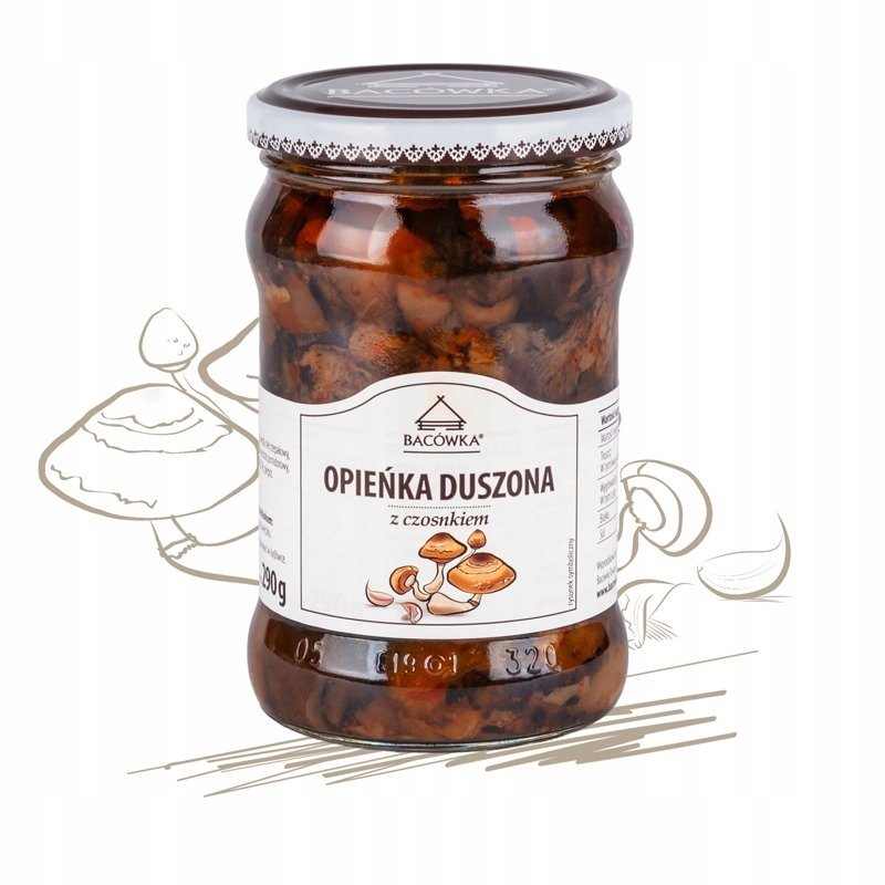 Opieńka duszona z czosnkiem 290g Bacówka