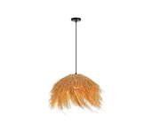 Lampy sufitowe - Immax 08272L - Żyrandol na lince NATURALEZA 1xE27/40W/230V śr. 55 cm rattan - miniaturka - grafika 1