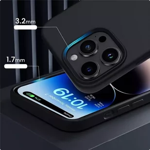 Etui ochronne silikonowe do MagSafe do Apple iPhone 13/ iPhone 14 Black - Etui i futerały do telefonów - miniaturka - grafika 4