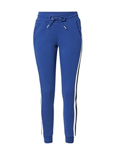 Urban Classics Damskie spodnie sportowe Ladies College Contrast Sweatpants damskie spodnie do biegania z paskiem i ściągaczem, w 4 kolorach, rozmiary XS - 5XL, Spaceblue/White/Black, XXL - Spodnie damskie - miniaturka - grafika 1