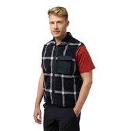 Kamizelki męskie - Męska kamizelka Jack Wolfskin FELSLICHT CHECK VEST M dark navy - S - miniaturka - grafika 1