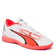 Piłka nożna - Buty Puma Ultra Play It 107529 01 Puma White/Puma Black/Fire Orchid - miniaturka - grafika 1