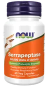 Układ pokarmowy - Now® Foods NOW Serrapeptase (serrapeptase), 60 kapsułek roślinnych - miniaturka - grafika 1