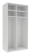 Szafy - Korpus Szafy Tivoli 125X240 Biały Z Zestawem Montażowym - miniaturka - grafika 1