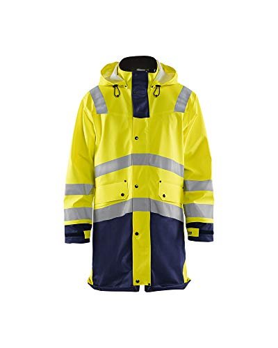 Blakläder 432620053389L płaszcz przeciwdeszczowy High Vis poziom 7,6 cm rozmiar L żółty/granatowy, L