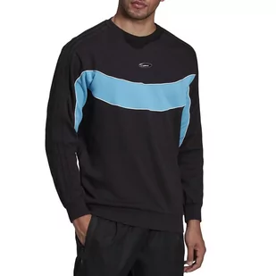 Bluza adidas Originals R.Y.V. Crew Sweatshirt HC9491 - czarna - Adidas - Bluzy sportowe męskie - miniaturka - grafika 1