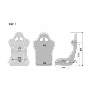 Fotel Sparco GRID Q MY19 (homologacja FIA) - Fotele kubełkowe - miniaturka - grafika 6