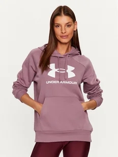 Under Armour Bluza Ua Rival Fleece Big Logo Hdy 1379501 Fioletowy Loose Fit - Bluzy damskie - miniaturka - grafika 1