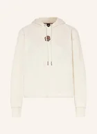 Bluzy damskie - Boss Krótka Bluza Z Kapturem Emaes weiss - BOSS - miniaturka - grafika 1