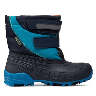 Śniegowce Boatilus Youth Hybrid Sport 2 Velcro HYBRID02 VAR.01ZT Granatowy - Buty dla chłopców - miniaturka - grafika 1
