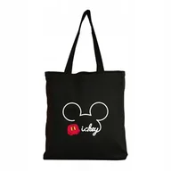 Torby i wózki na zakupy - Eko Torba Bawełniana na ramię Zakupy Shopper Torebka Myszka Miki Mickey - miniaturka - grafika 1