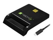 Czytniki kart pamięci - TECHLY Czytnik Kart Stykowych Smart Card USB-C - miniaturka - grafika 1