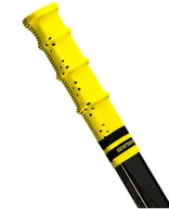 Hokej - Końcówka kija hokejowego RocketGrip  Rubber Ultra Grip Yellow/Black Senior - miniaturka - grafika 1
