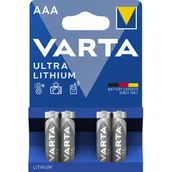 Baterie i akcesoria - Varta Baterie Professional Lithium Micro AAA 4 szt - miniaturka - grafika 1