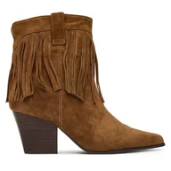 Botki damskie - Botki Aldo Jollene 14088521 Brązowy - miniaturka - grafika 1