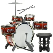 Instrumenty muzyczne dla dzieci - Perkusja dla dzieci, 5 bębnowa, Urwiskowo - miniaturka - grafika 1