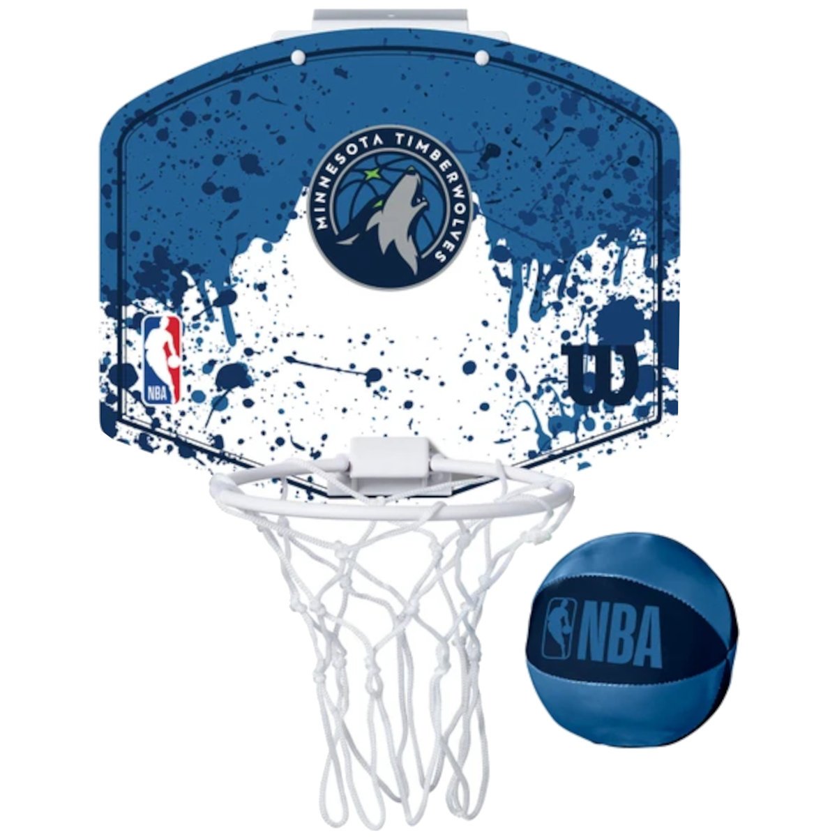 Zestaw do mini-koszykówki Wilson NBA Team Mini Hoop Minnesota Timberwolves
