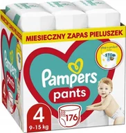 Pieluchy - Pieluchomajtki dla dzieci Pampers Pants rozmiar 4 176 sztuk MEGA OPAKOWANIE - miniaturka - grafika 1