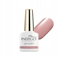 Lakiery hybrydowe - Indigo lakier hybrydowy Nude Beige 7ml - miniaturka - grafika 1