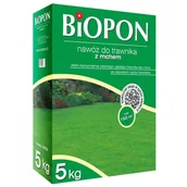 Nawozy ogrodnicze - Biopon Nawóz do trawnika z mchem, karton z uchwytem 5kg, marki - miniaturka - grafika 1