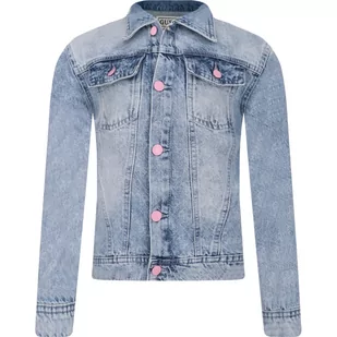 Guess Kurtka jeansowa | Regular Fit - Kurtki i płaszcze dla dziewczynek - miniaturka - grafika 1
