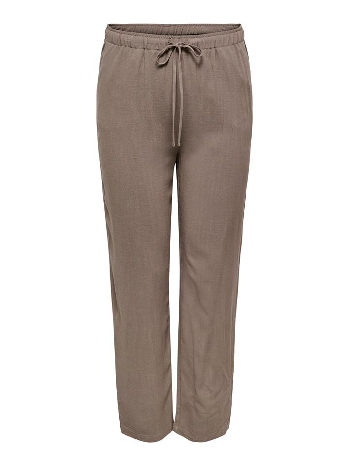 ONLY Spodnie w kolorze szarobrązowym