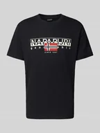 Koszulki męskie - T-shirt z nadrukiem z logo model ‘AYLMER’ - miniaturka - grafika 1